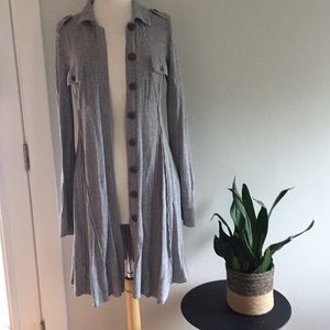 Free People long grey cardigan